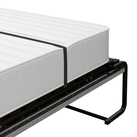 Lit escamotable double et organisateur de garde-robe (84L)