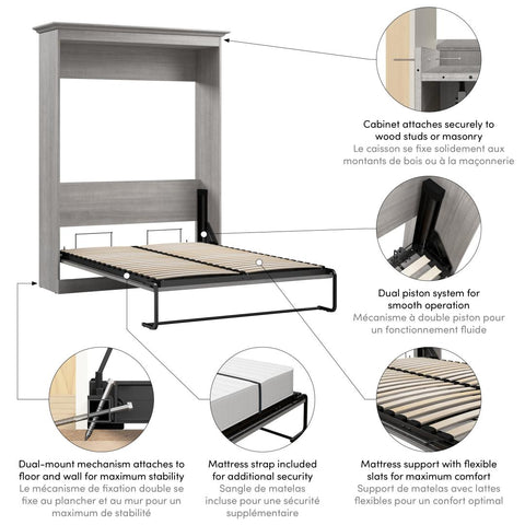64W Full Murphy Bed