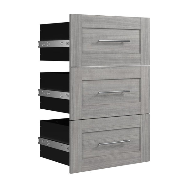 Contemporary Drawers (3) Set, 25W x 17D