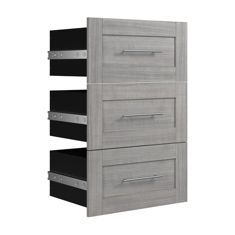Contemporary Drawers (3) Set, 25W x 17D