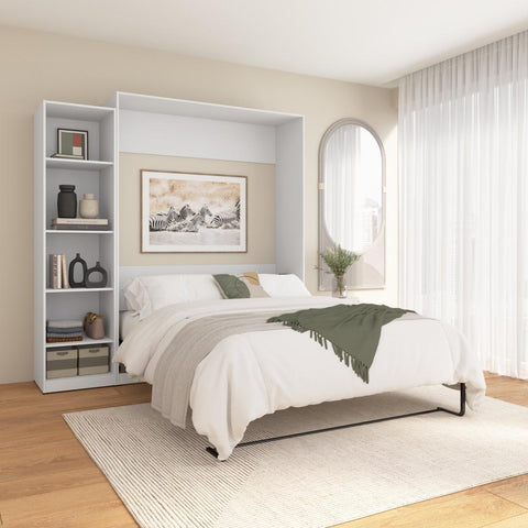 Queen Murphy Bed with Closet Organizer (85W)