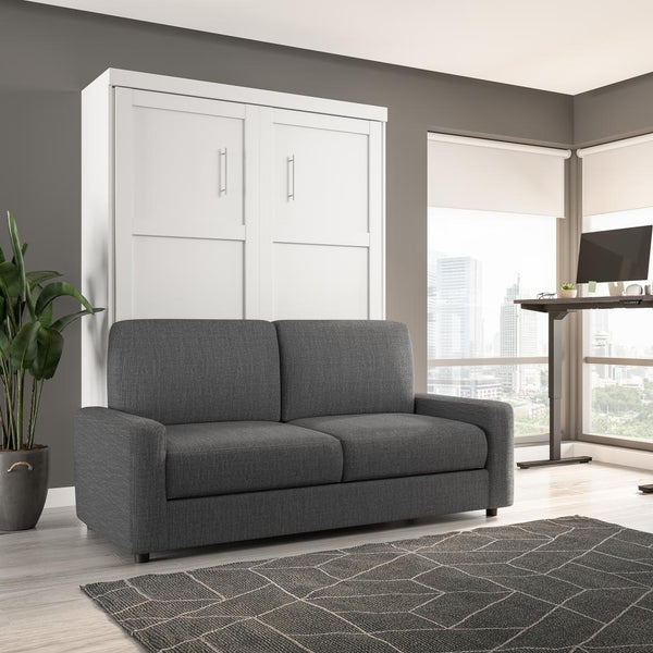 Grand lit escamotable avec canapé (78L)