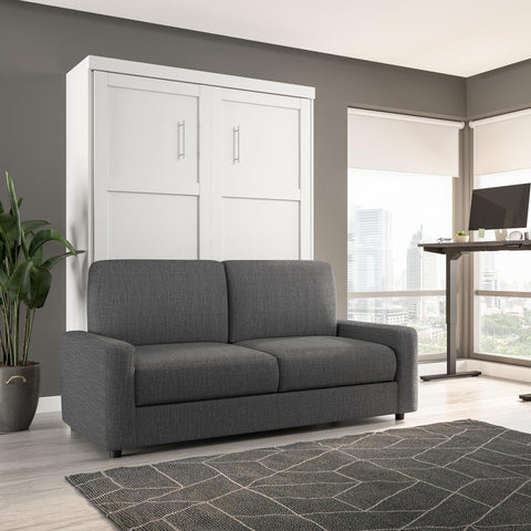 Grand lit escamotable avec canapé (78L)
