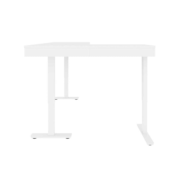 Bureau assis-debout en L 72L