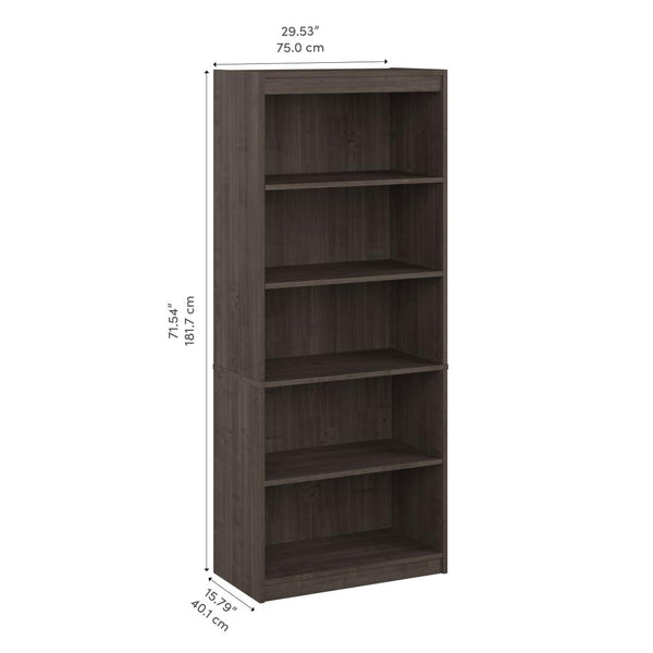 Standard 5 Shelf Bookcase