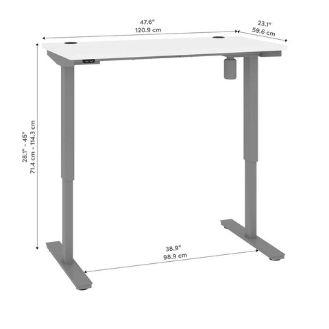 Bureau assis-debout 48L x 24P