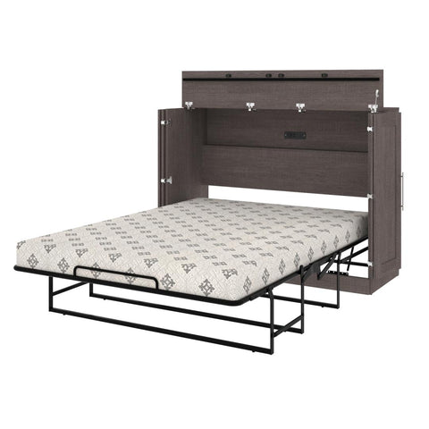Lit cabinet deux places (double) avec matelas 61L