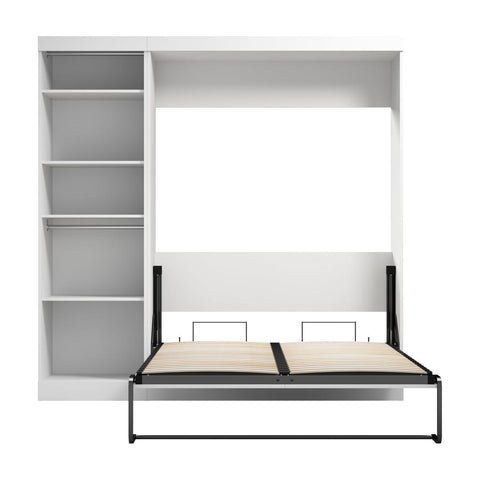 Full Murphy Bed with Closet Organizer (84W)