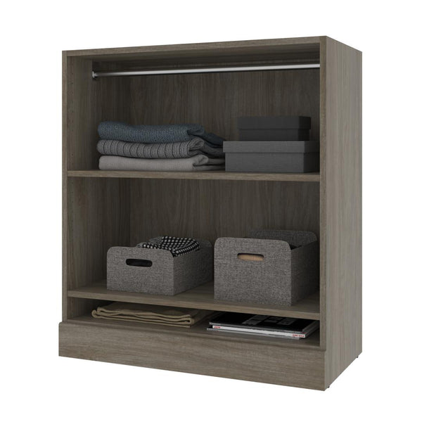 Traditional Small Closet System with Shelves, 36W x 19D