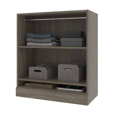 Traditional Small Closet System with Shelves, 36W x 19D