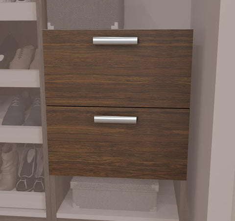 Ensemble de 2 tiroirs pour organisateur de garde-robe 20L Cielo