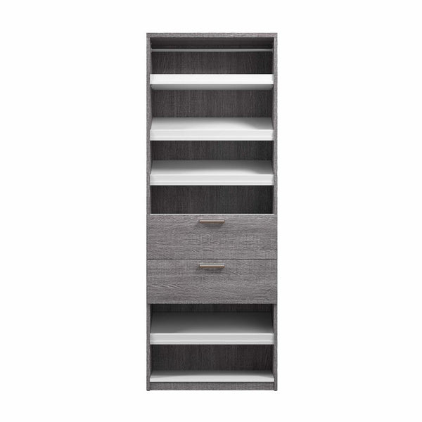 30W Closet Organizer with Drawers