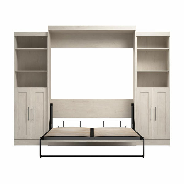 Queen Murphy Bed with Closet Storage Organizers (115W)