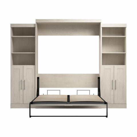 Queen Murphy Bed with Closet Storage Organizers (115W)