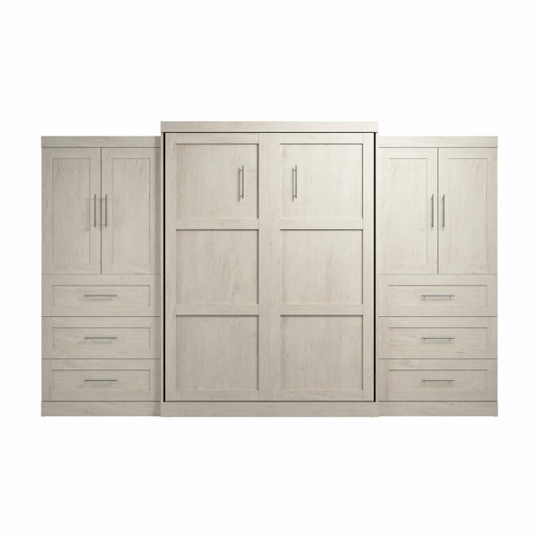 Grand lit escamotable avec penderies (136L)