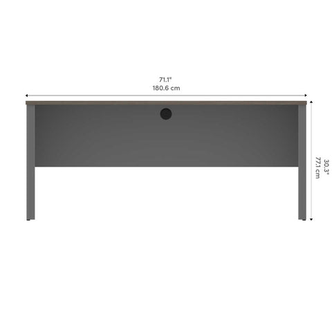 72W Narrow Desk Shell