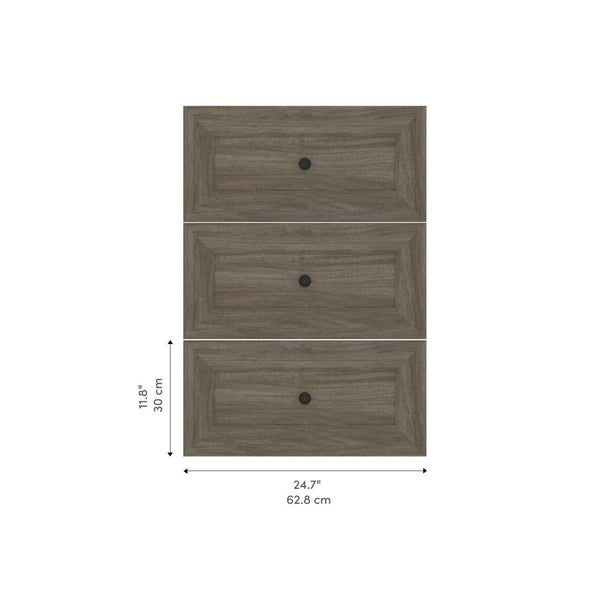 Traditional Drawers (3) Set, 25W x 15D