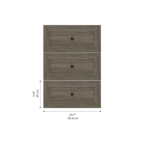 Traditional Drawers (3) Set, 25W x 15D