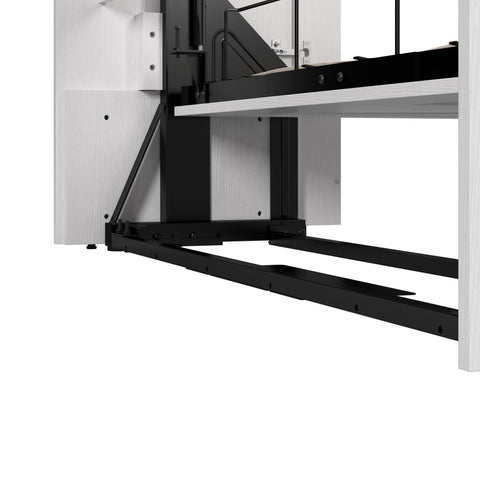 Queen Murphy Bed and Closet Organizer with Drawer and Doors (94W)