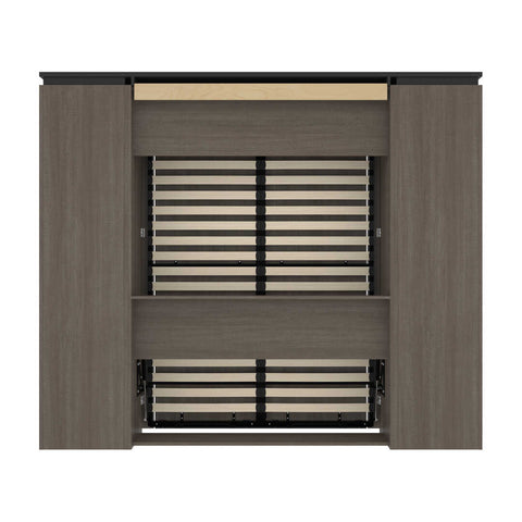 Lit escamotable deux places (double) et solutions de rangement étroites avec tiroirs (99L)