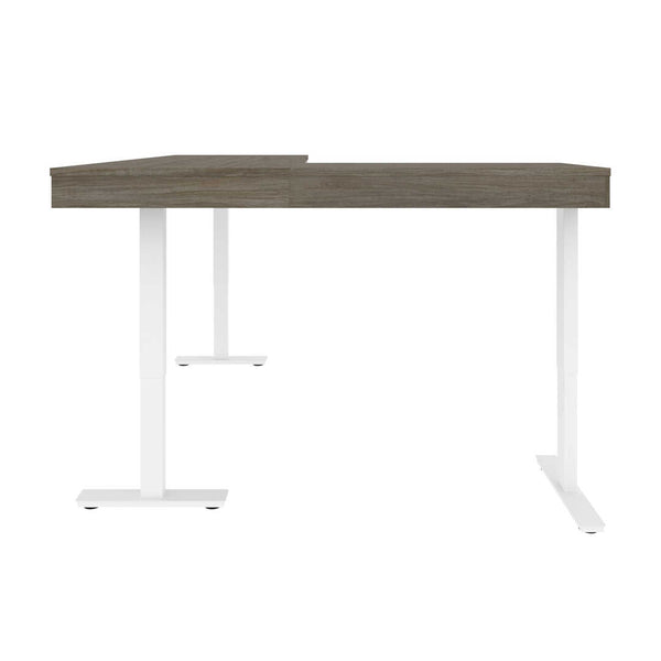 Bureau assis-debout en L 72L