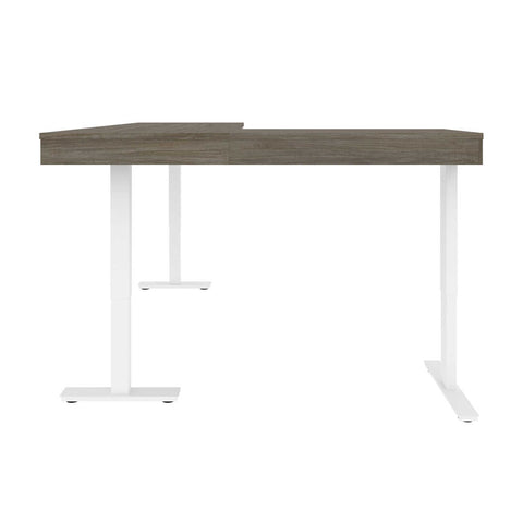 Bureau assis-debout en L 72L