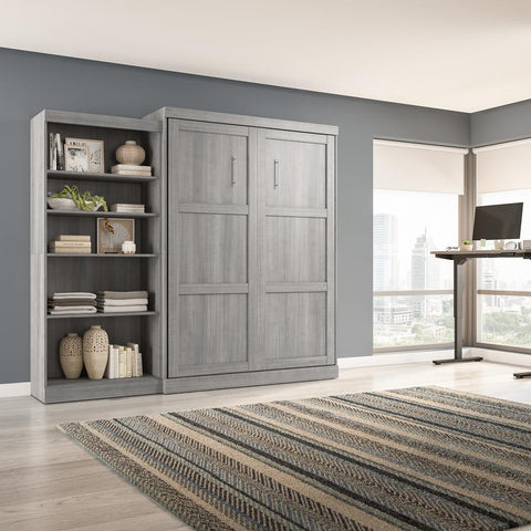 Grand lit escamotable avec organisateur de garde-robe (101L)