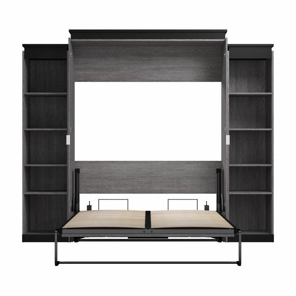 Queen Murphy Bed with Shelves (106W)