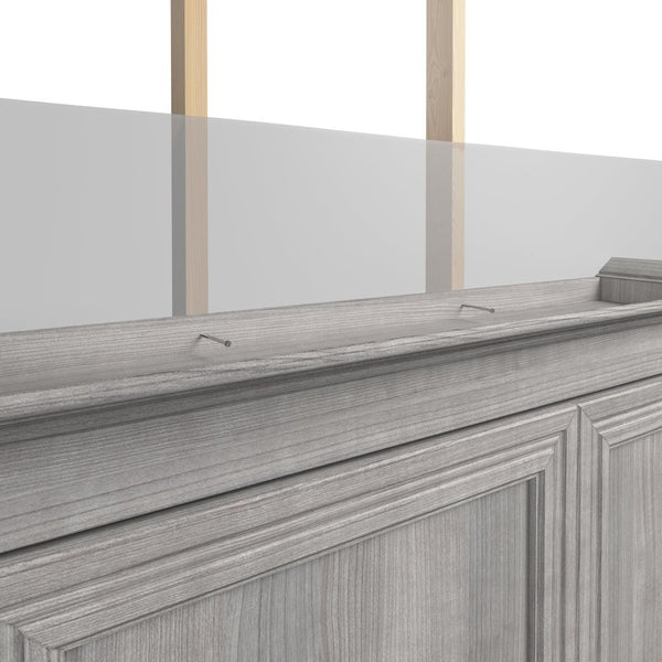 Queen Murphy Bed and Closet Organizers with Drawers (126W)