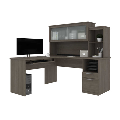 Bureau en L 65L avec huche