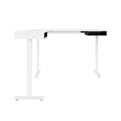 Bureau assis-debout en L 72L