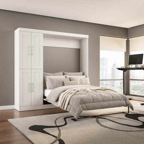 Full Murphy Bed with Closet Organizer (84W)