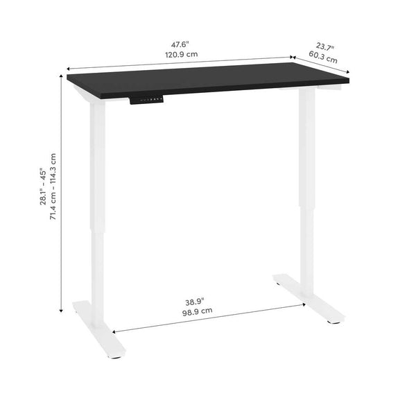 Bureau assis-debout électrique 48L x 24P