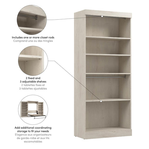 Organisateur de garde-robe 36L