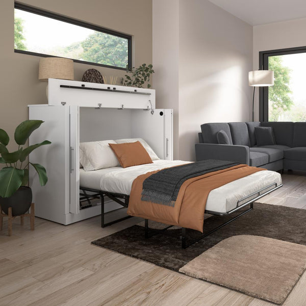 Lit cabinet double 69L avec matelas