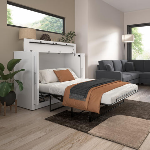 Lit cabinet double 69L avec matelas