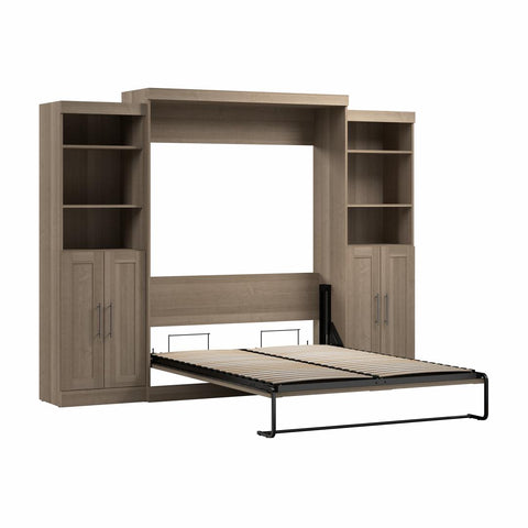 Queen Murphy Bed with Closet Storage Organizers (115W)