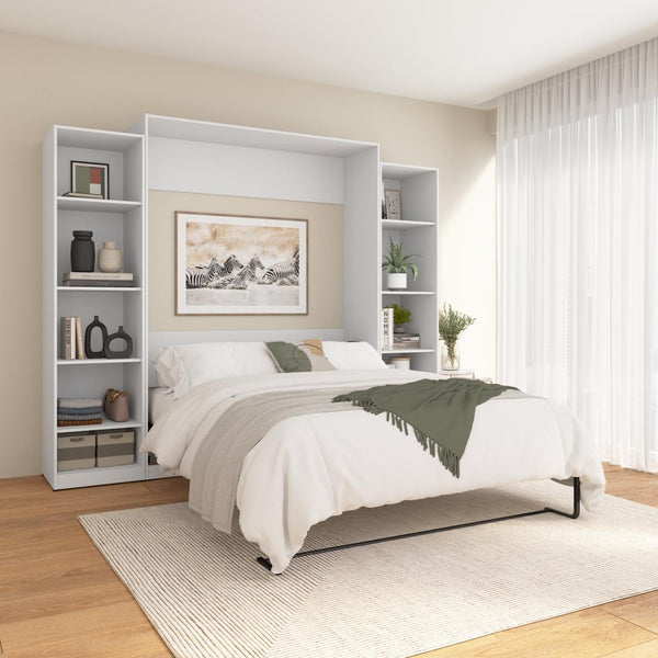 Queen Murphy Bed with Closet Organizers (105W)