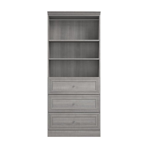 Organisateur de garde-robe avec tiroirs 36L