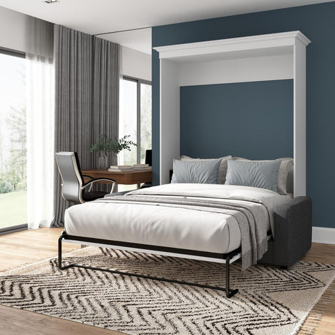 Grand lit escamotable avec canapé (78L)