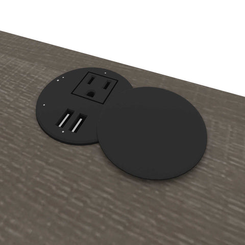 72W x 30D Standing Desk with Dual Monitor Arm