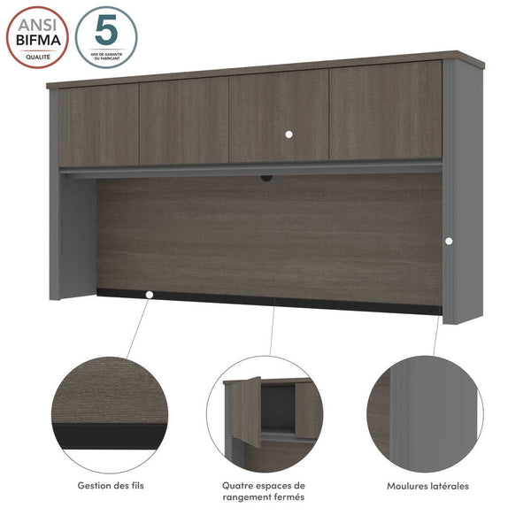 Huche 72L pour bureau sans caisson