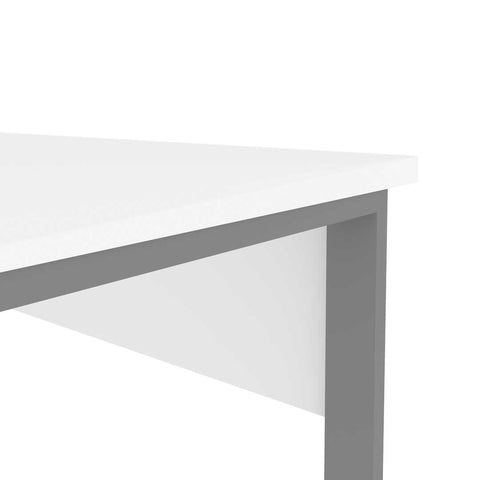 48W Small Table Desk with U-Shaped Metal Leg