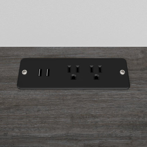 30W Tall Storage Cabinet with Doors and Fold-Out Desk