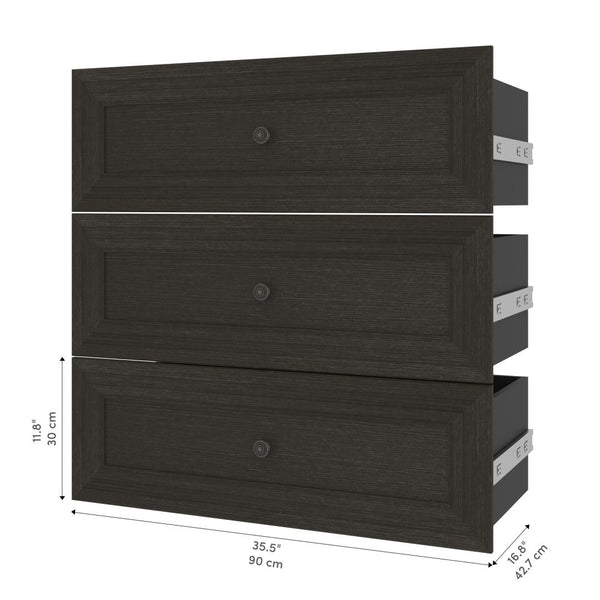 Traditional Drawers (3) Set, 36W
