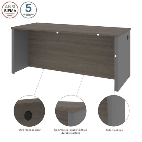 Bureau sans caisson 72L
