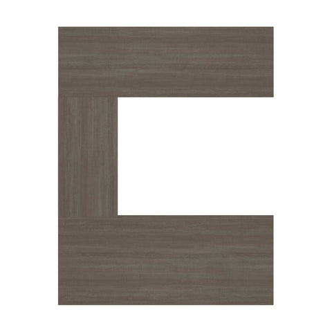 Bureau de direction en U 72L avec caisson