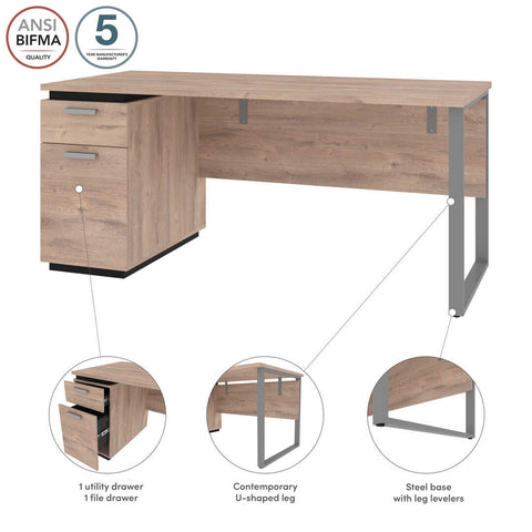 Bureau 66L avec caisson