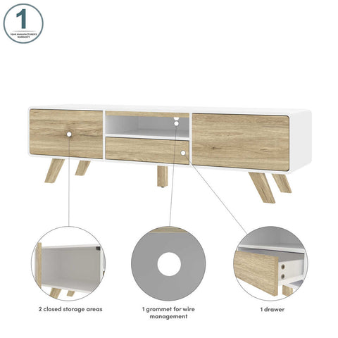 63W TV Stand for 50 inch TV