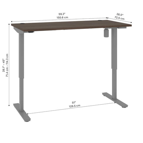 Bureau assis-debout 60L x 30P